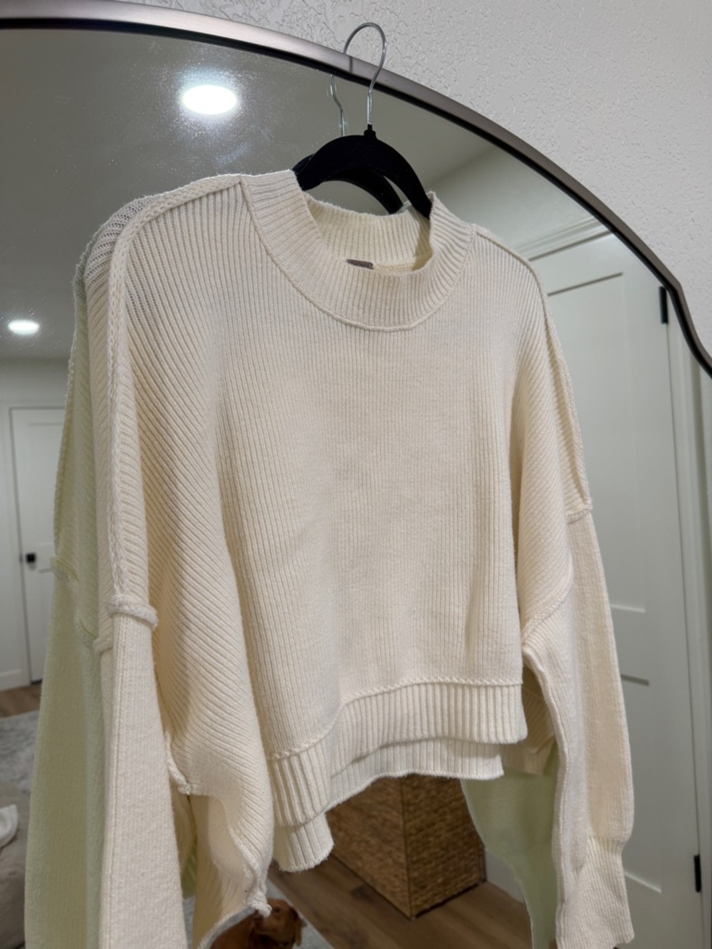 Free People Cream Easy Street Sweater - Picture 3 of 6